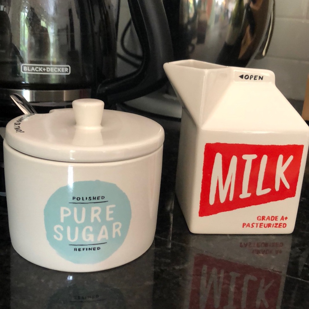 KATE SPADE Milk and Sugar bowl set 🥛